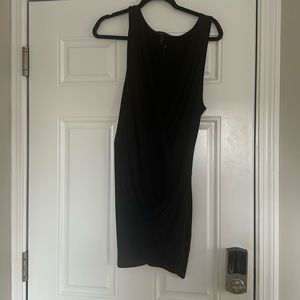 BCBG MAXAZRIA deep v wrap mini dress